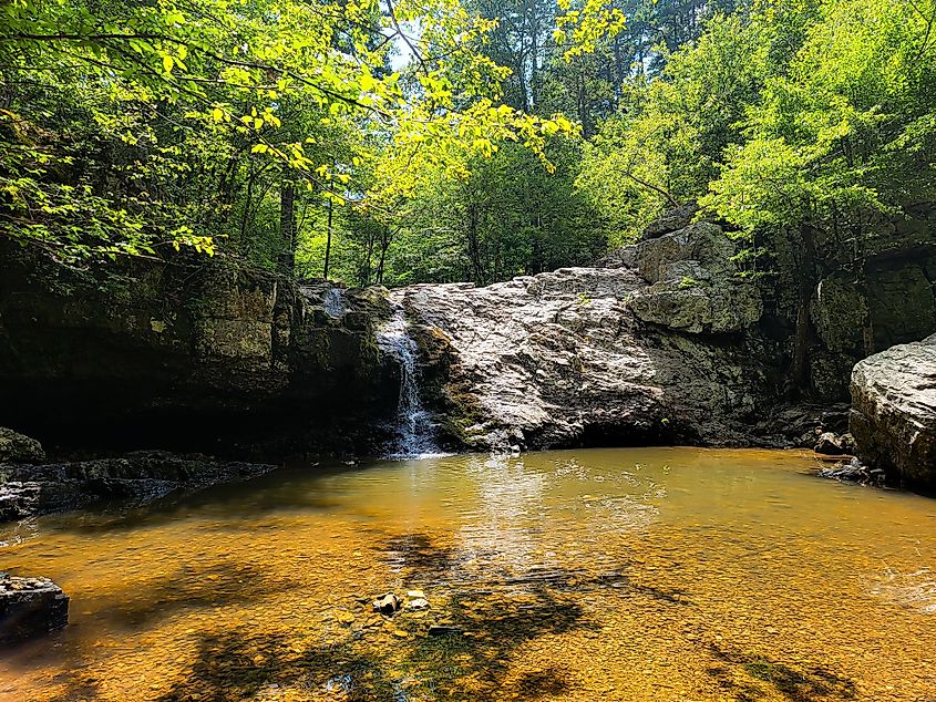 Fall Creek Falls in Lake Catherine State Park, Hot Springs, Arkansas