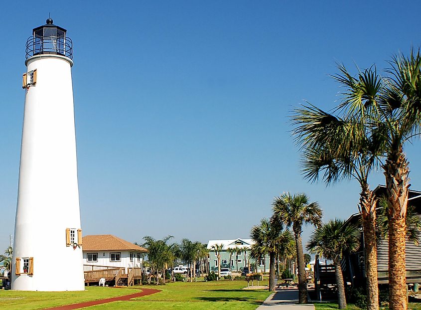 St. George Lighthouse in Apalachicola, Florida.