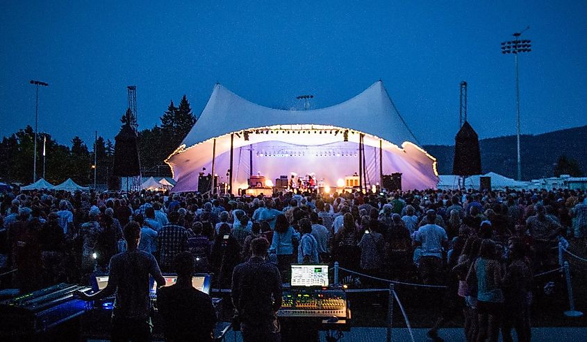 Festival at Sandpoint, Idaho.