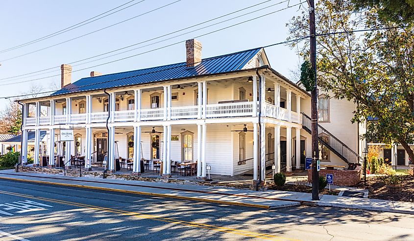 The Colonial Inn in Hillsborough. Established in circa 1759.