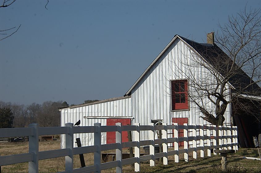 The Collins Potato House located near Laurel, Delaware.