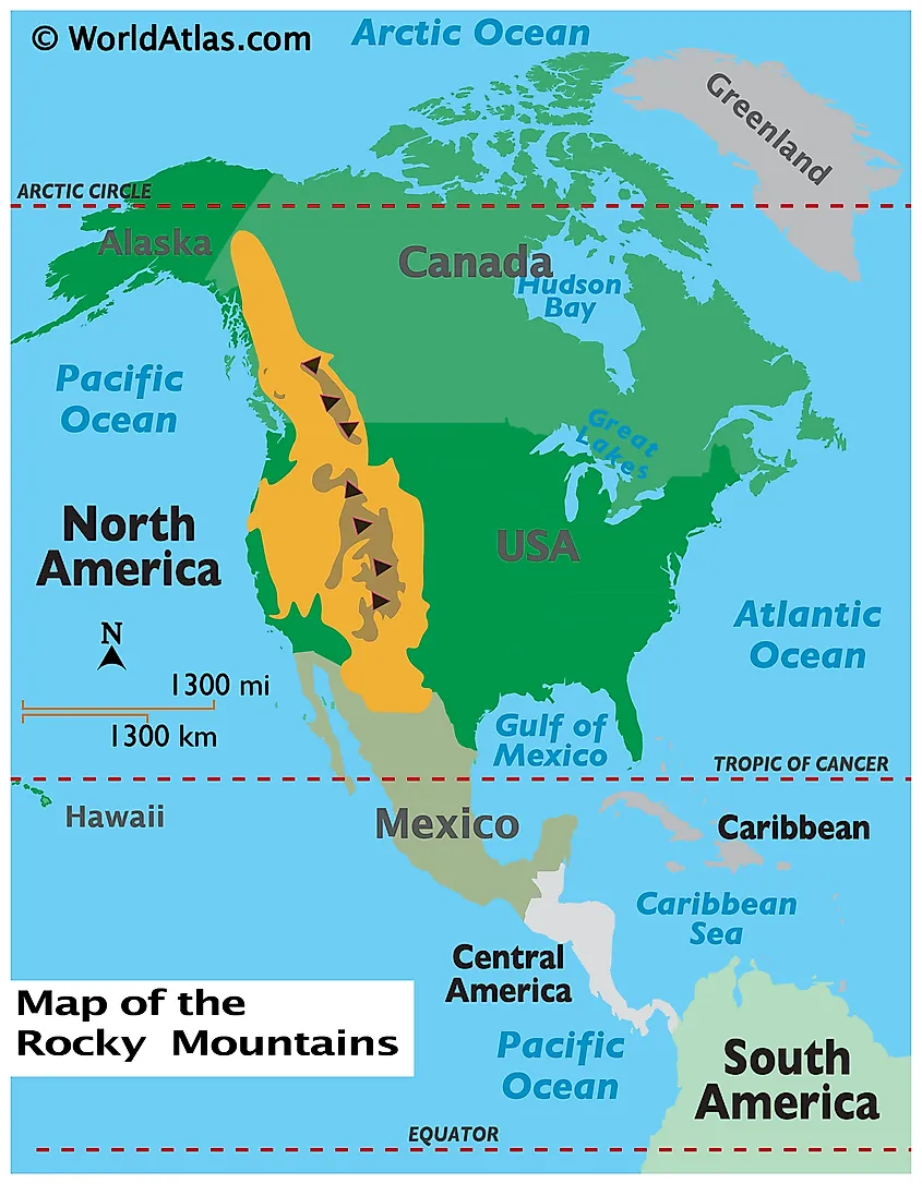 rocky mountain elevation map