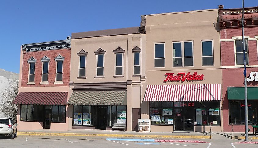 Downtown Pawnee City, Nebraska