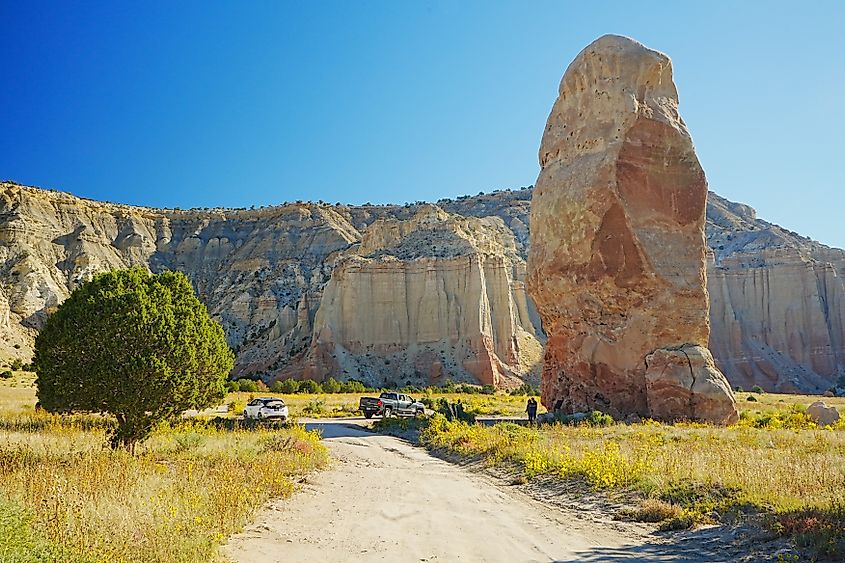 Dramatic scenery at Kodachrome Basin State Park, Utah.
