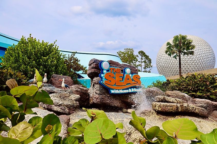 SeaBase Aquarium, EPCOT, Florida. Jedi94, CC BY-SA 4.0 <https://creativecommons.org/licenses/by-sa/4.0>, via Wikimedia Commons