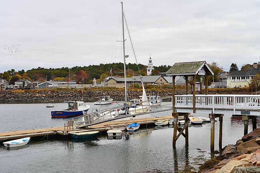 The marina in Eastport Maine