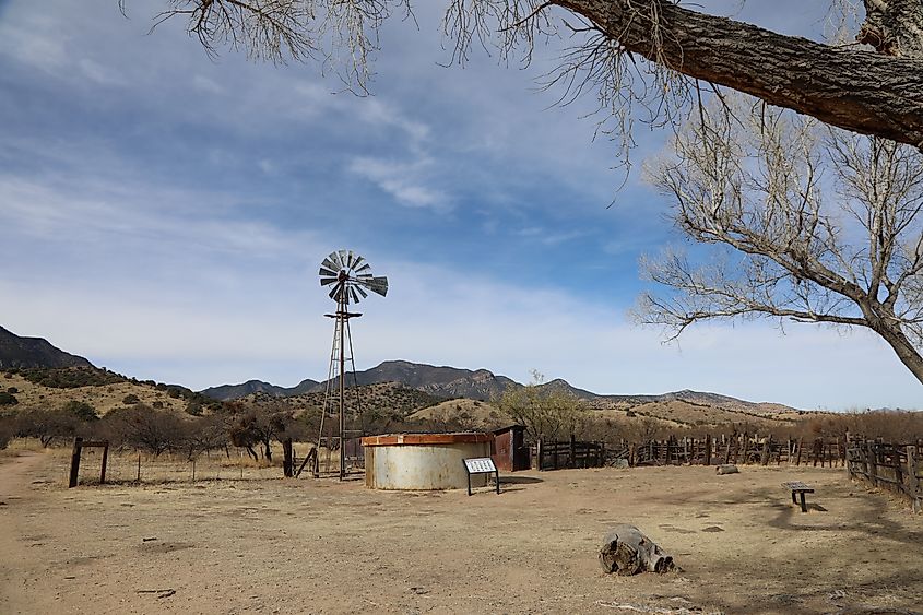 Historical Brown Canyon Ranch, Arizona.