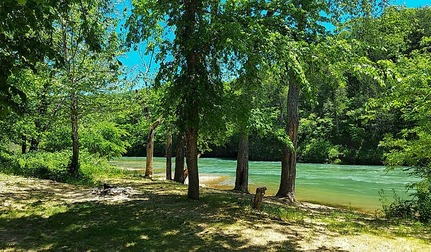 Jacks Fork River Landing near Eminence Missouri