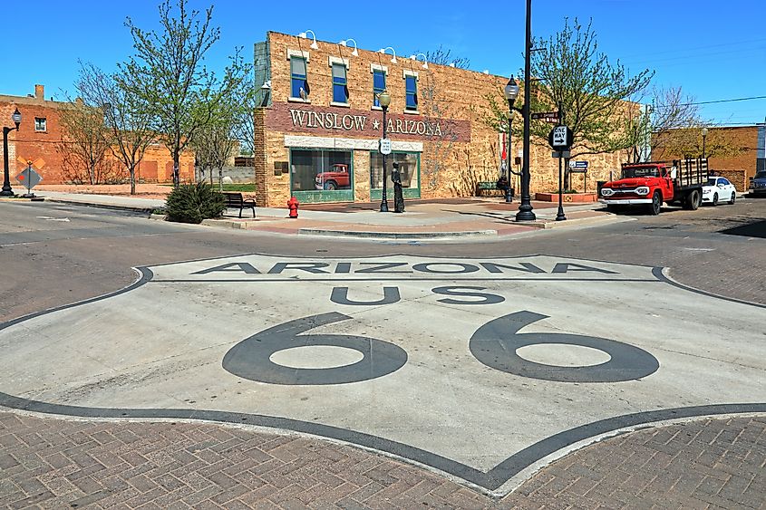 Route 66 in Winslow, Arizona