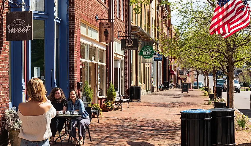 Jonesborough, Tennessee, USA.