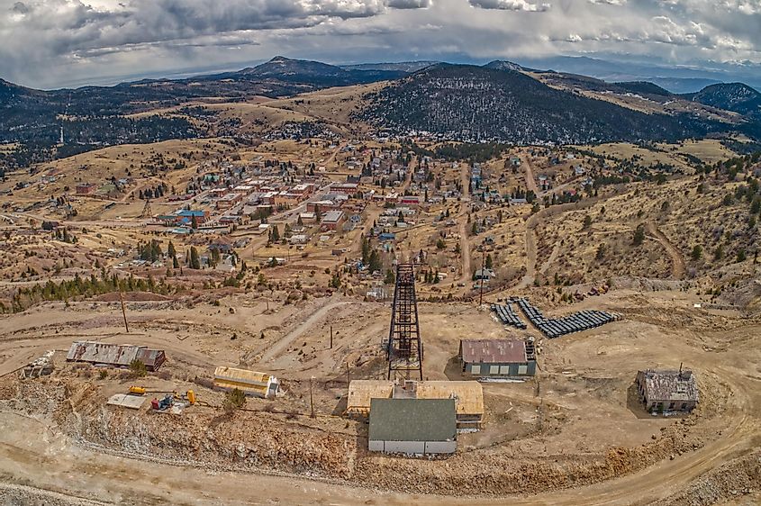Виктор - шахтерский городок в скалистых горах штата Колорадо