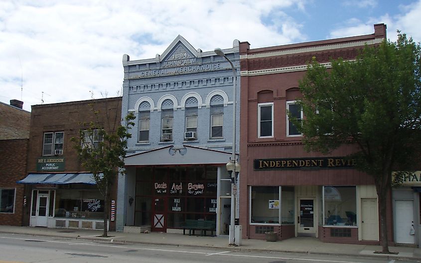 Litchfield Commercial Historic District in Litchfield, Minnesota.