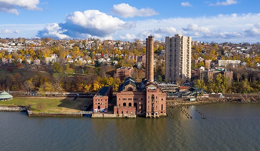 The abandoned Glenwood Power Plant in Yonkers.