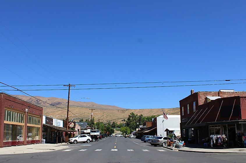 Street view in Naches, Washington