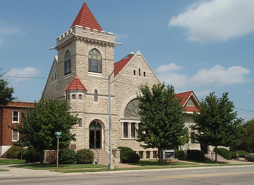  Pratt Presbyterian Church in Pratt, Kansas.