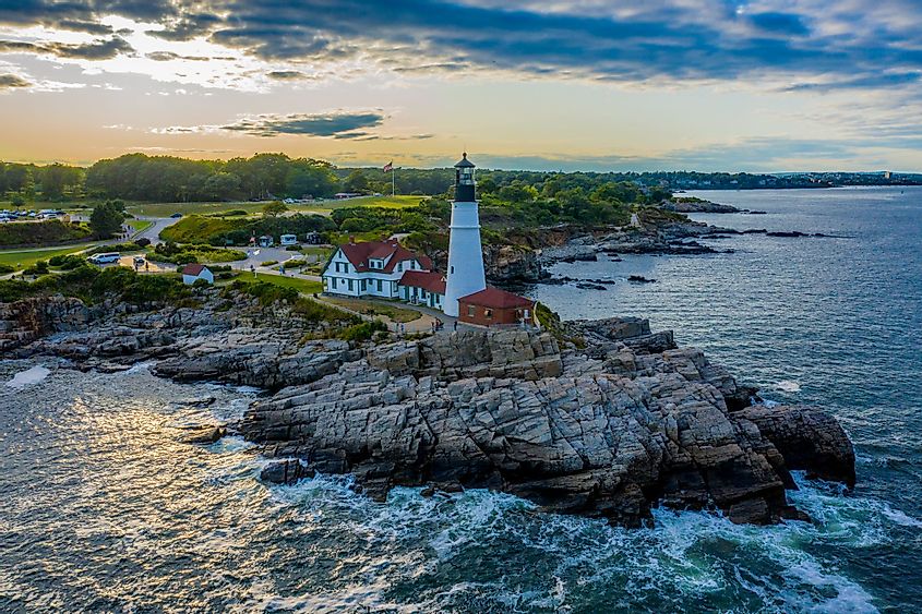 Portland Head Lighthouse in Cape Elizabeth, Maine