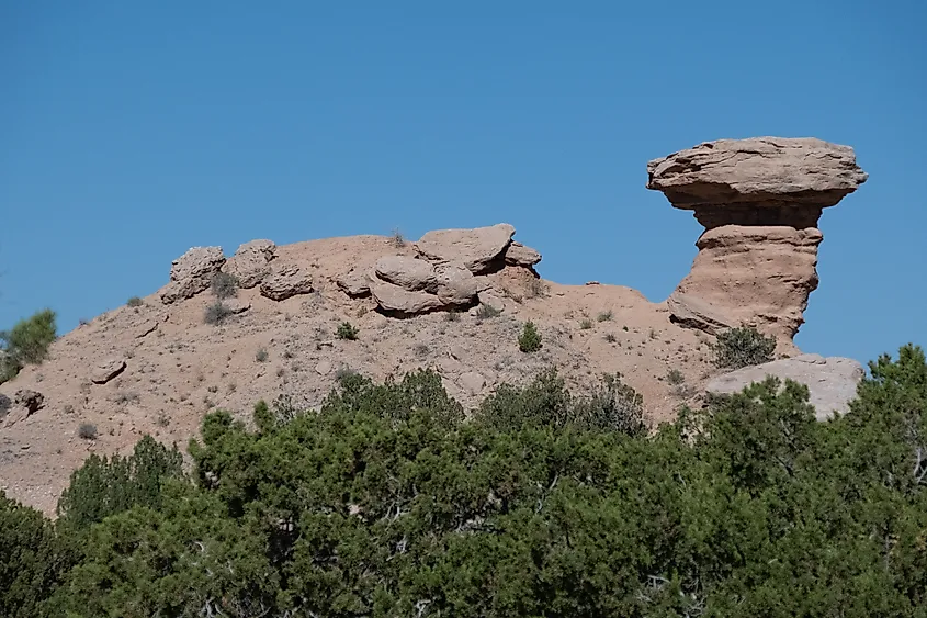 Camel Rock at the Tesuque Pueblo in New Mexico