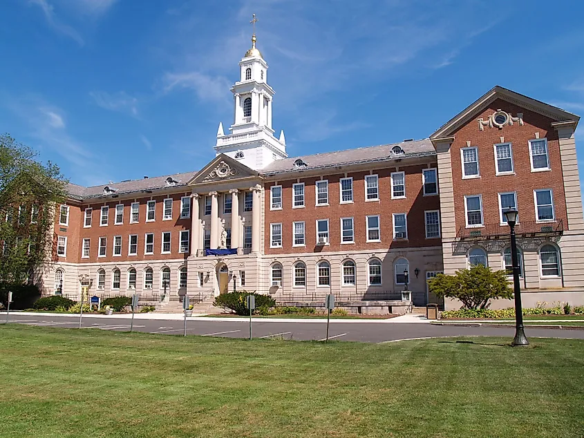 McDonough Hall on the campus of Saint Joseph College in West Hartford, Connecticut