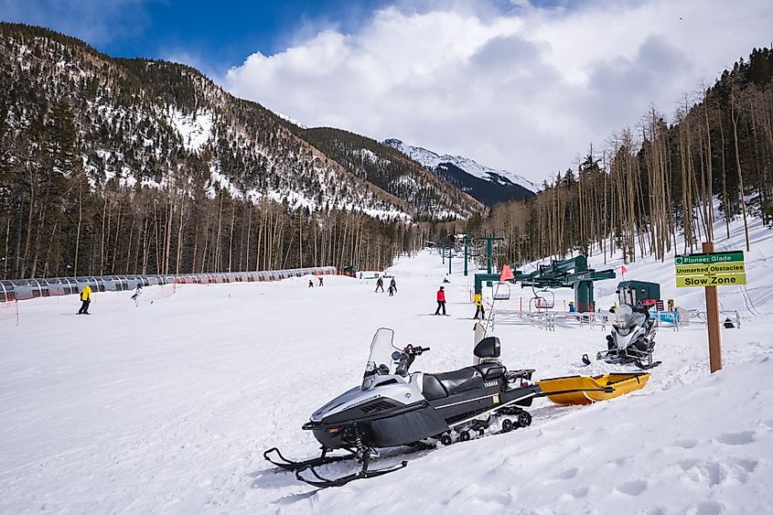 Taos Ski Valley, nestled in the Sangre de Cristo Mountains of northern New Mexico.