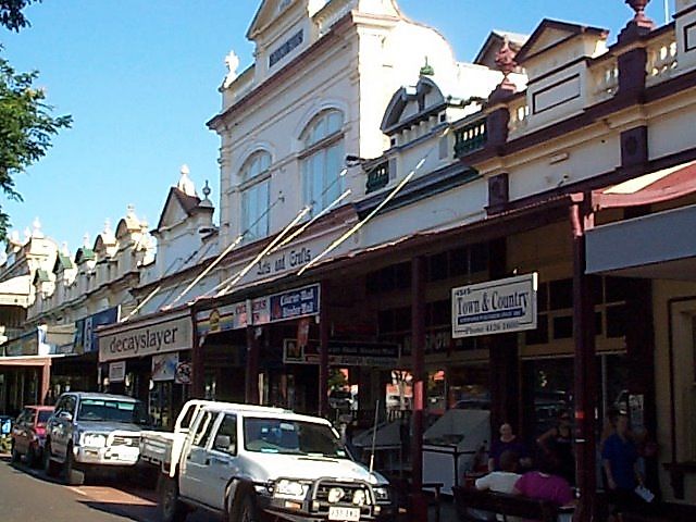 Main Street in Childers, Queensland, Australia.