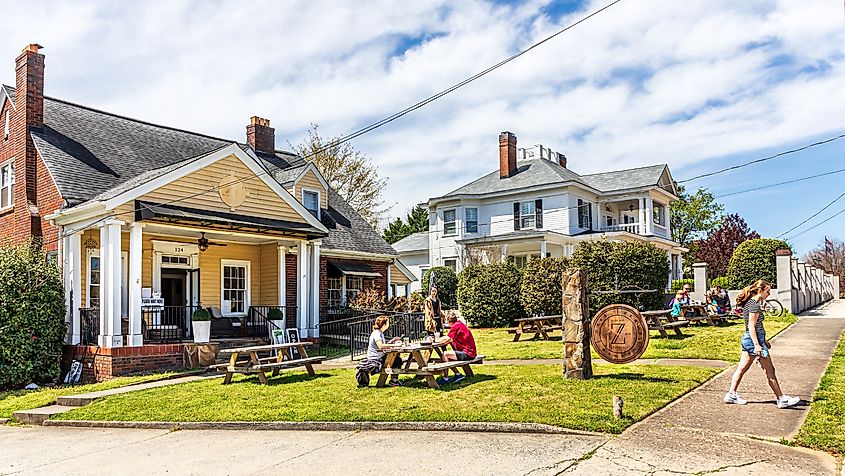 Bakery and cafe in downtown Fort Mill, South Carolina.