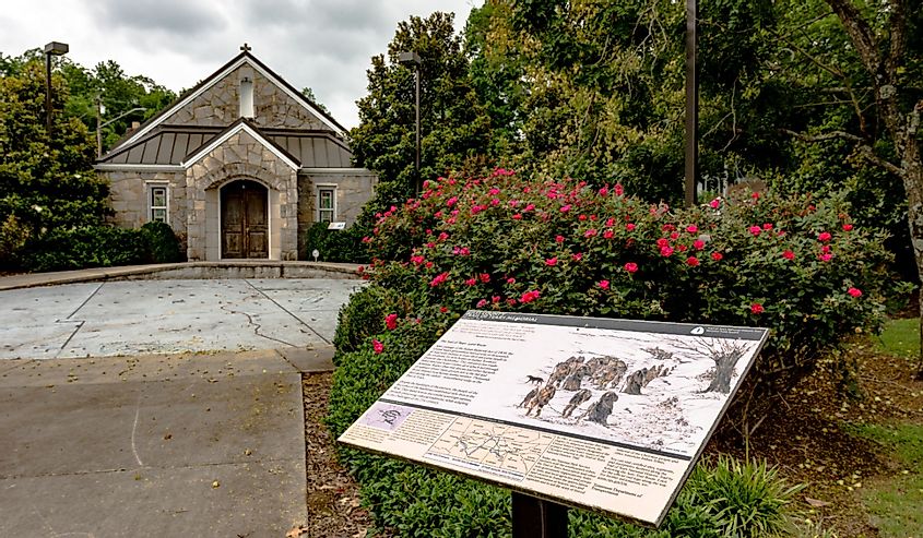 Trail of Tears Memorial and Museum in Pulaksi.
