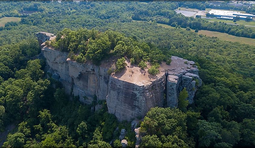 Sugarloaf mountain in Heber Springs Arkansas