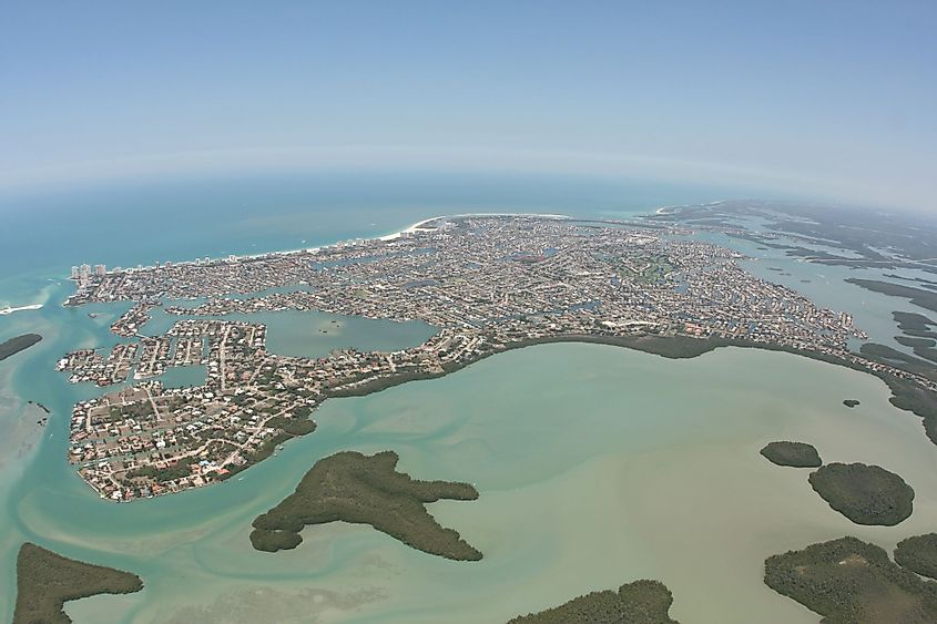 Aerial view of Marco Island, Florida