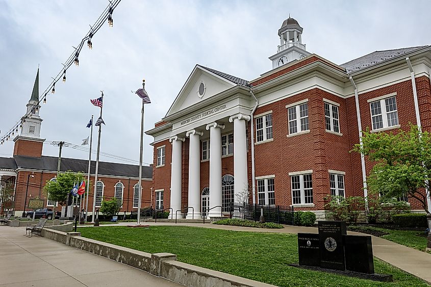 Mercer County Judicial Center in Harrodsburg, Kentucky.
