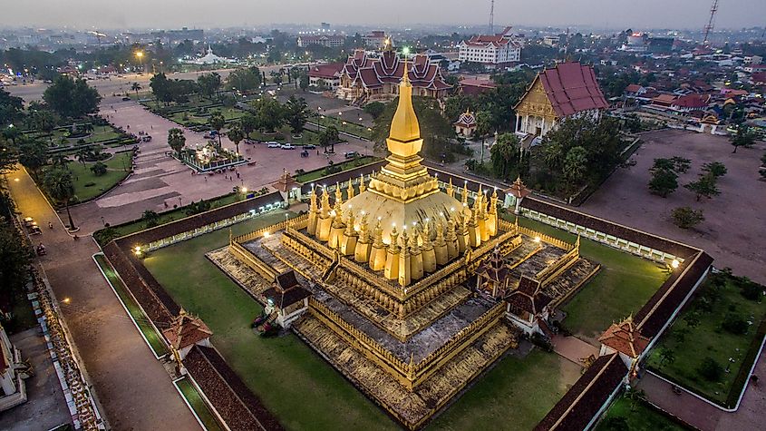 PhaThatLuang, Vientiane, Laos