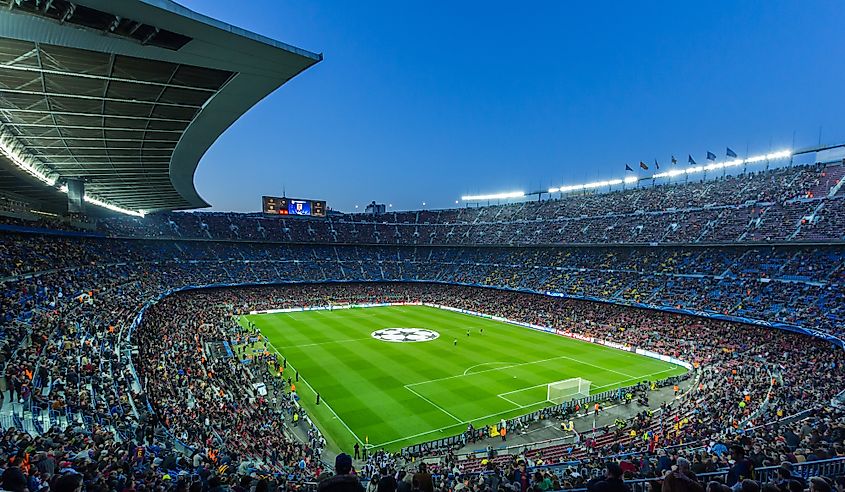 The 10 Largest Sports Stadiums In Europe WorldAtlas