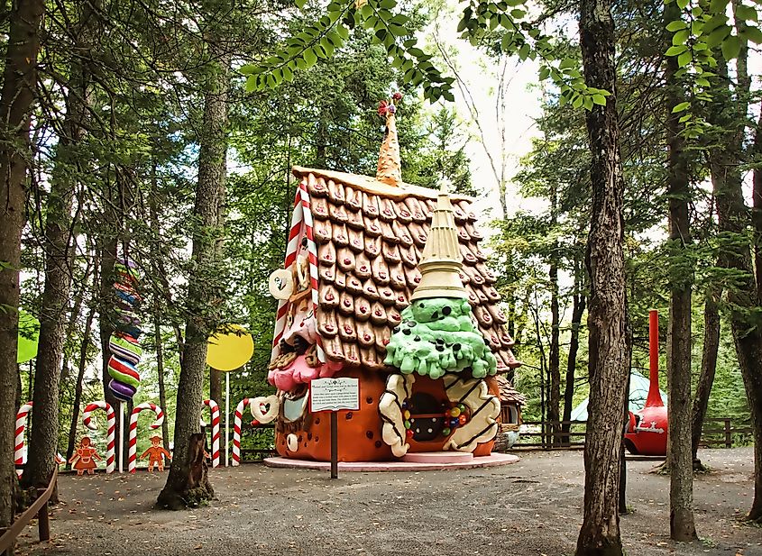 Fairy tale forest and theme park in Old Forge, New York.