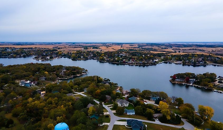 Aerial view of Beaver Community in Plattsmouth
