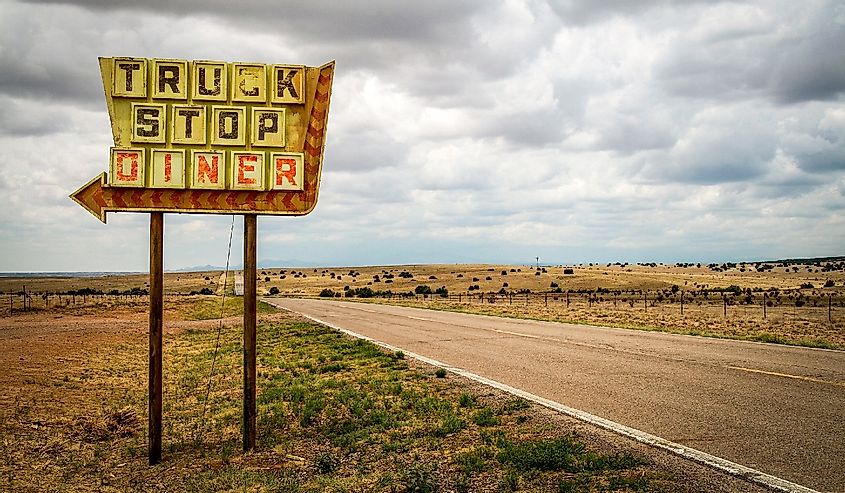 Truck Stop Diner, Galisteo, New Mexico.
