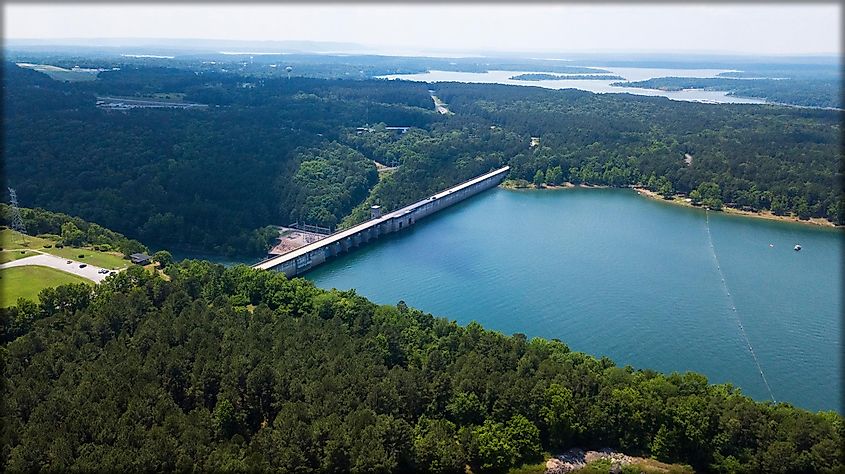 Greers Ferry Dam in Arkansas