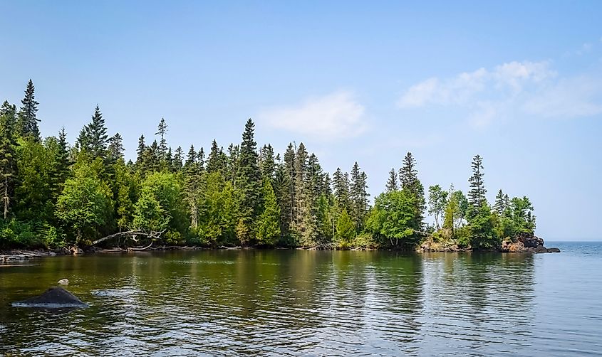 Isle Royale National Park in Michigan.