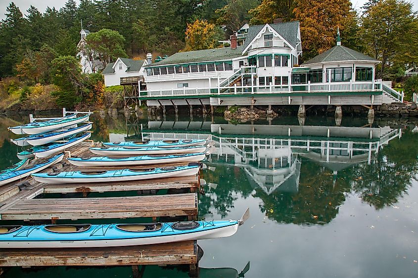 A bed and breakfast hotel in Roach Harbor, San Juan Island, Washington state