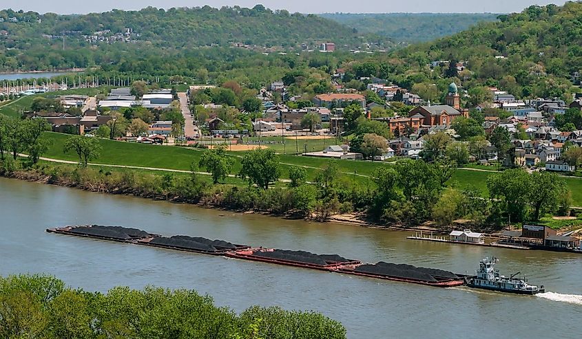 Bellevue, Kentucky across from Cincinnati, Ohio.