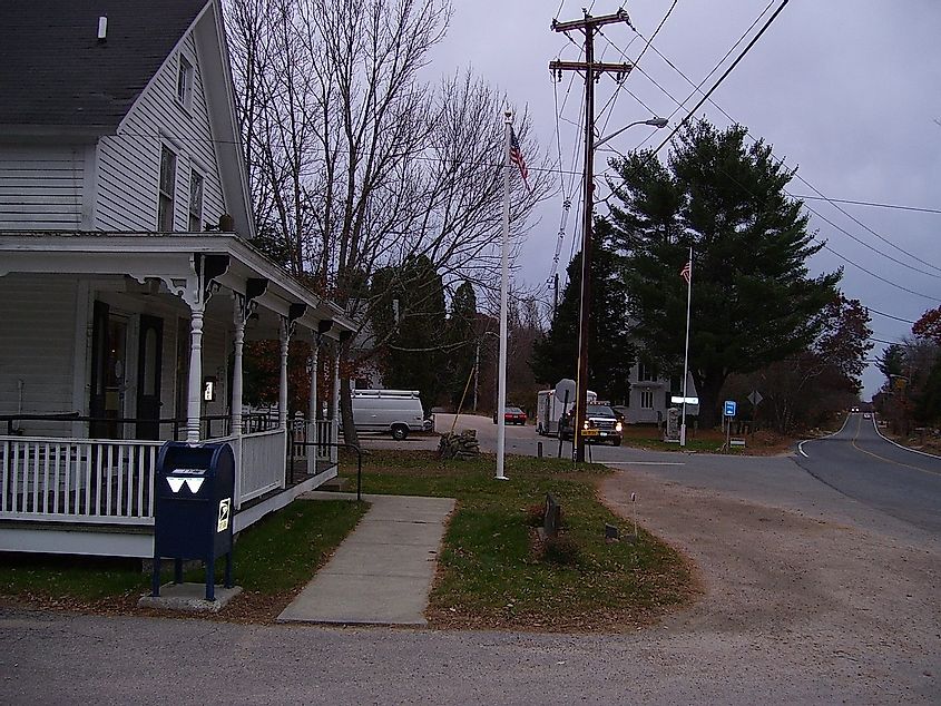 Hopkinton City Historic District in Ashaway, Rhode Island.