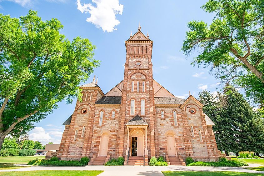 A beautiful church in Paris, Idaho.