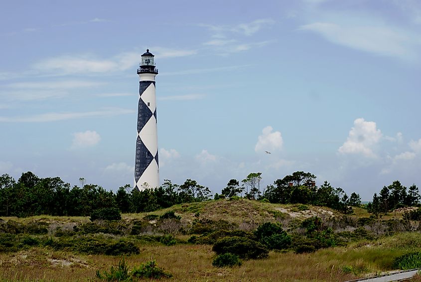 Cape Lookout Lighthouse via Wikicommons