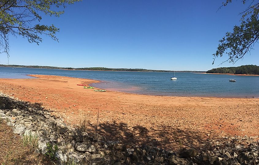 Lake Hartwell in South Carolina.