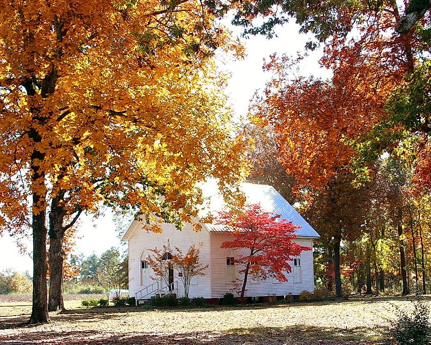 Mt. Pleasant Methodist Church in Columbus, Mississippi.