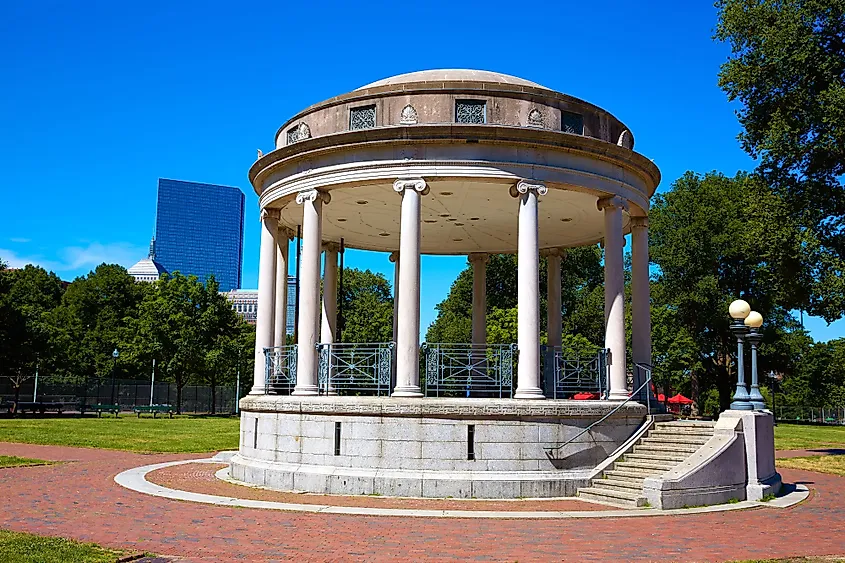 Parkman Bandstand in Boston Common