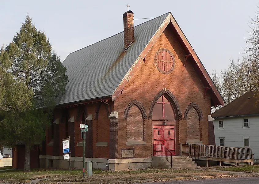 St. Peter's Episcopal Church in Lake Andes, South Dakota