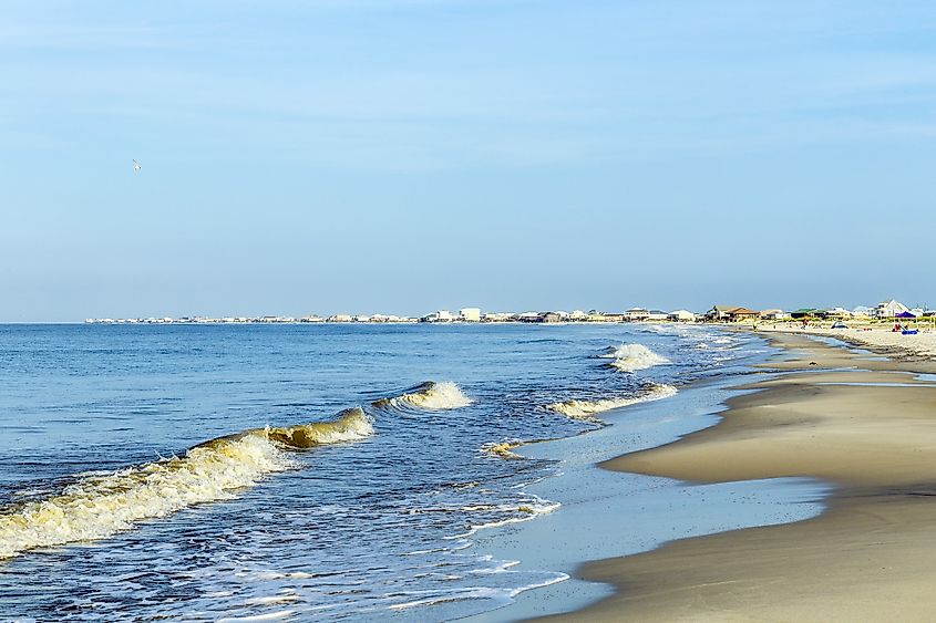 A beautiful beach at Dauphin Island