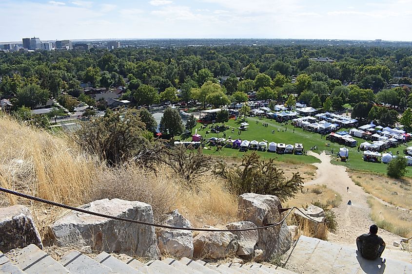 Street Fair at Camel's Back Park in Boise, Idaho.