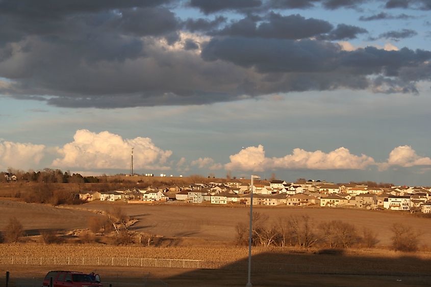 The Nebraska town of Bennington.