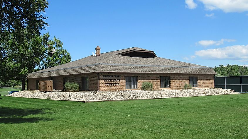 Charlevoix Township Hall in Michigan.