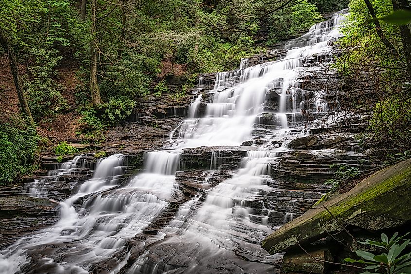 Minnehaha Falls near Lakemont in Georgia.